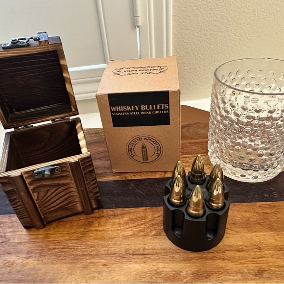 Monogrammed “Best Dad Ever” Whiskey Bullets, Stones,Fathers Day, Bday,Valentines - Picture 6 of 7